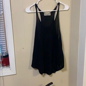 Black tank top
